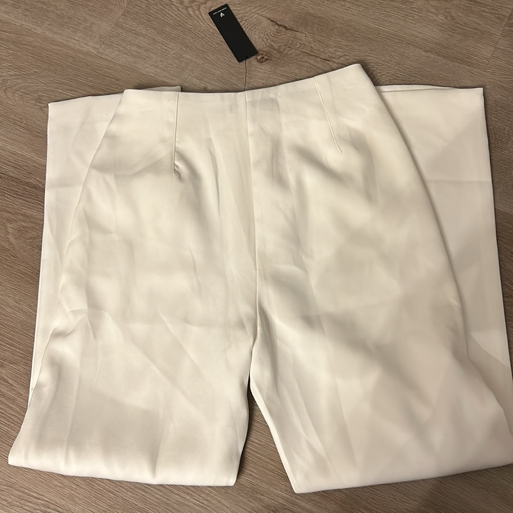 NWT Lulus white high waisted trouser - Picture 9 of 12